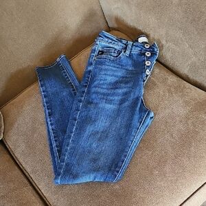 KanCan Women's Dark Blue Skinny Jeans